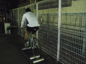練習中